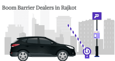 boom barrier in dealer