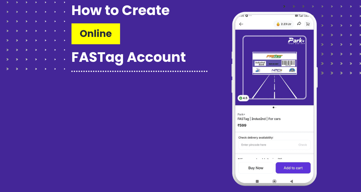 How to Create fastag account