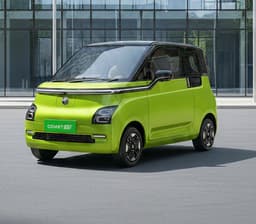 MG Comet EV front angle view