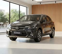 Toyota Glanza front angle view