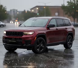 Jeep Grand Cherokee front angle view