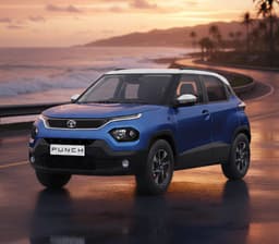 Tata Punch front angle view