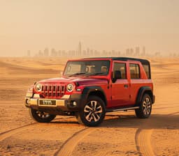 Mahindra Thar ROXX front angle view
