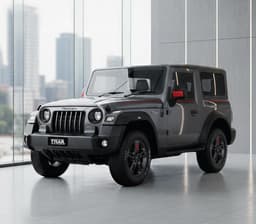 Mahindra Thar front angle view