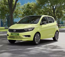Tata Tiago EV front angle view