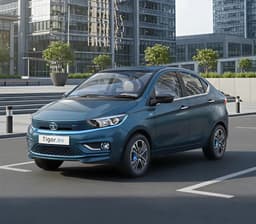Tata Tigor EV front angle view