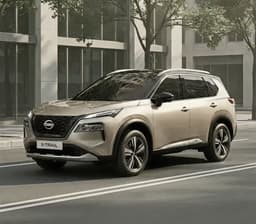 Nissan X-Trail front angle view
