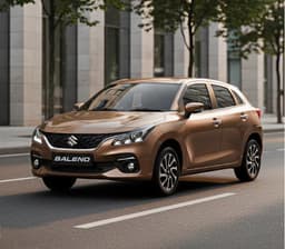 Maruti Baleno front angle view