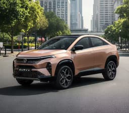 Tata Curvv front angle view