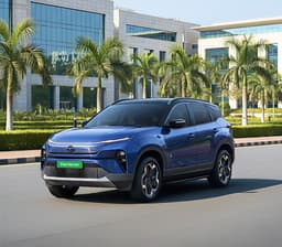 Tata Harrier EV front angle view