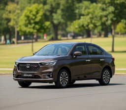 Honda Amaze front angle view