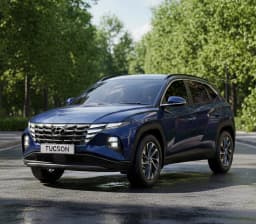 Hyundai Tucson front angle view