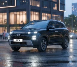 Hyundai Creta front angle view