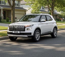 Hyundai Venue front angle view