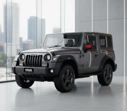 Mahindra Thar front angle view
