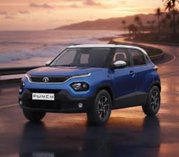 Tata Punch front angle view