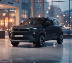 Tata Nexon front angle view