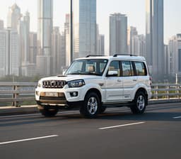 Mahindra Scorpio front angle view
