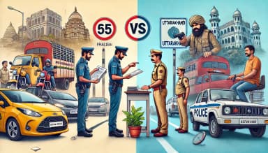 Challan Penalties in Andhra Pradesh vs Uttarakhand