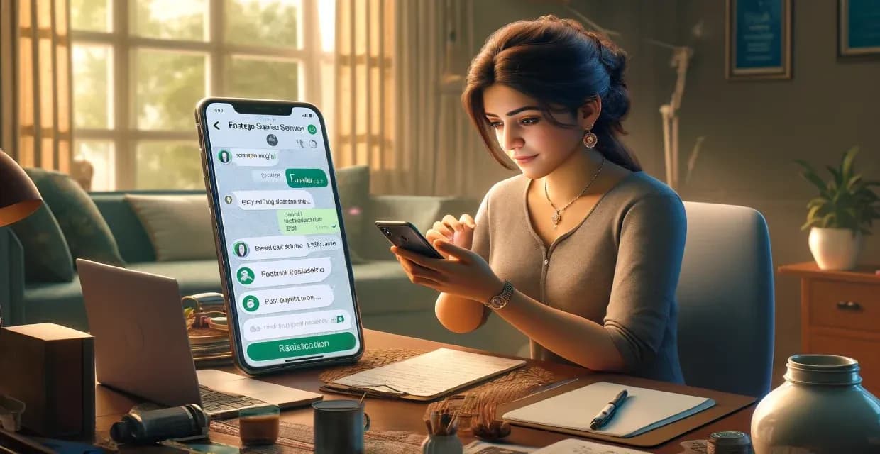 how to register fastag via whatsapp