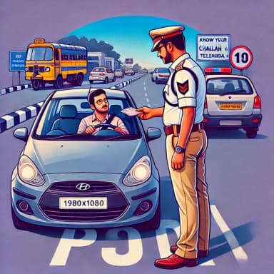 Know your Challan Differences in Andhra Pradesh & Telangana
