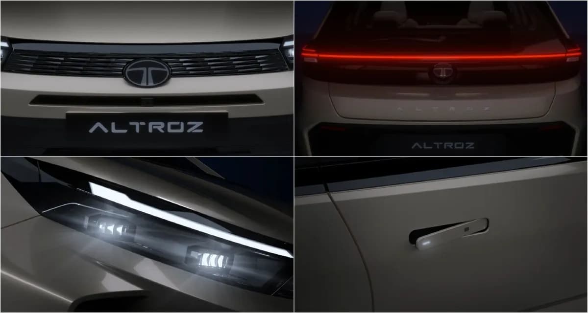 Tata Altroz Facelift Teaser