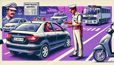 Traffic Violation Fines in Kerala and Tripura