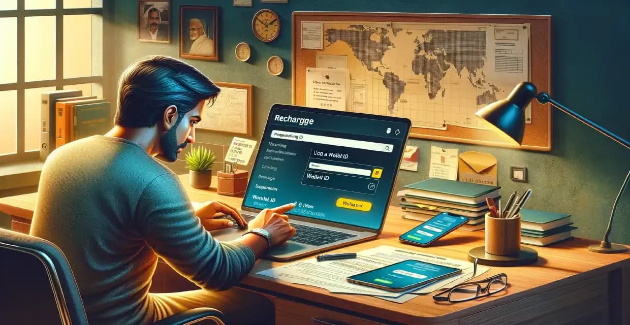 What is the wallet ID in FASTag? How to recharge FASTag with a wallet ID?