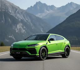 Lamborghini Urus front angle view